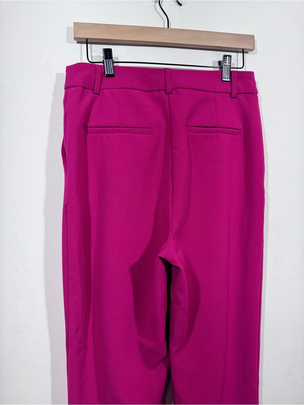 Christian Lacroix Pants Women’s Sz 6 Trouser Wide Leg High-Rise fuchsia pink - Picture 4 of 6